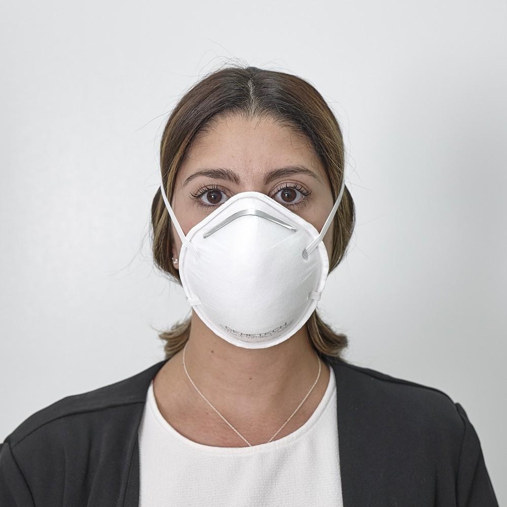 Surgical, N95 Respirator Mask, Cup Style, (Box of 20,  Size: Small