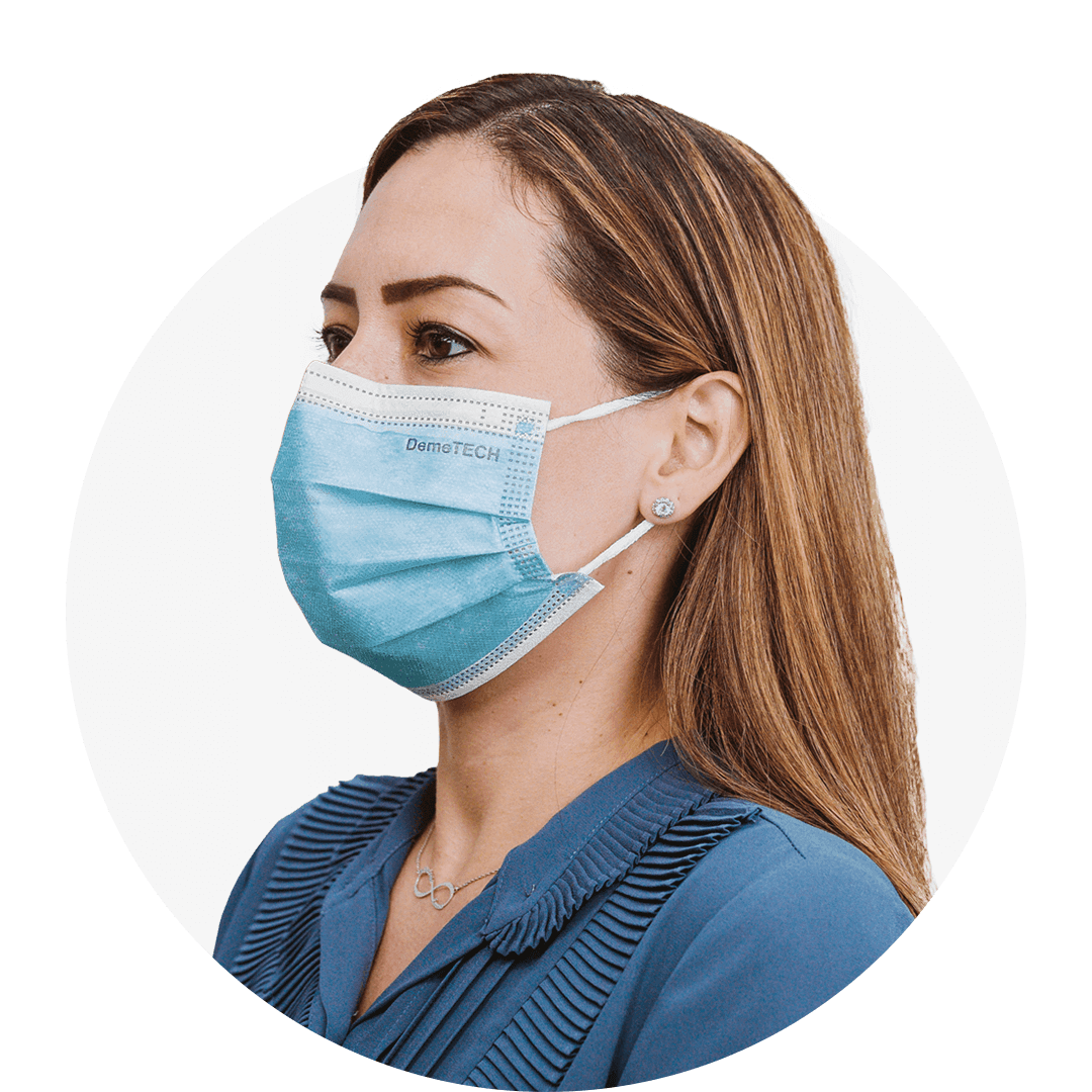 Surgical Disposable Mask ASTM Level 3 (Bag of 10), Size: Regular