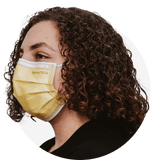 Disposable Mask ASTM Level 3 (Box of 50), Size: Regular