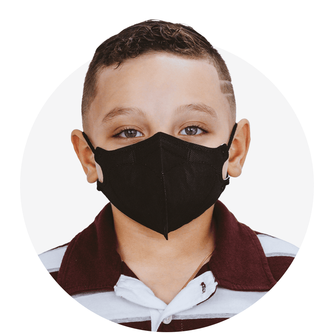 Kids Extra Small Particulate Respirator Fold Style With Earloops  (Box of 20)