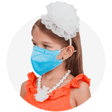 Kids Extra Small Particulate Respirator Fold Style With Earloops  (Box of 20)
