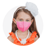 Kids Extra Small Particulate Respirator Fold Style With Earloops  (Case of 720)