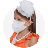Kids Extra Small Particulate Respirator Fold Style With Earloops  (Case of 720)
