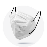 D95, White, Particulate Respirator, Fold Style with Black Earloops, (Box of 20)