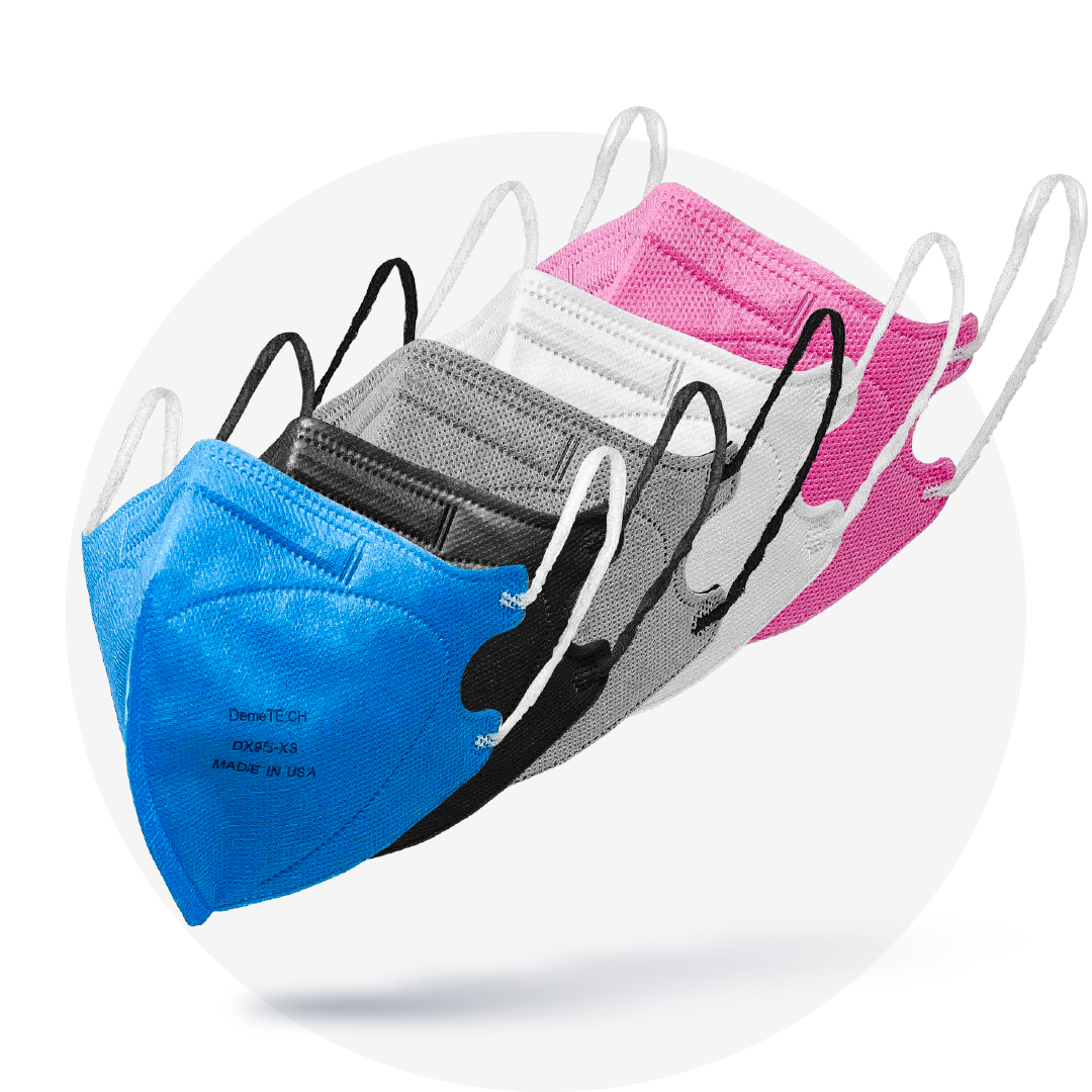 Kids Extra Small Particulate Respirator Fold Style With Earloops  (Case of 720)