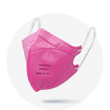 Kids, Pink Extra Small Particulate Respirator Fold Style With White Earloops  (Box of 20)