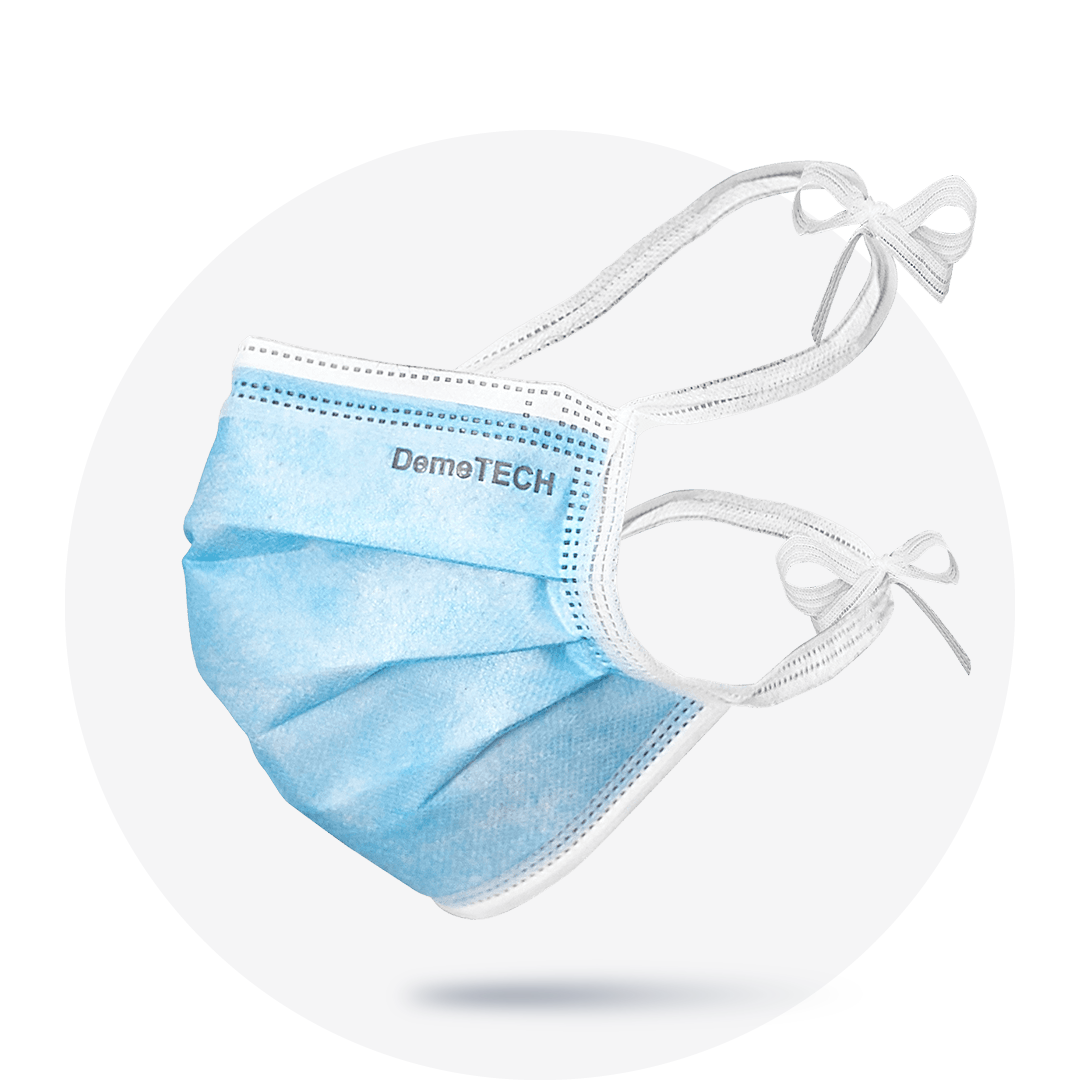 Surgical Disposable Mask Horizontal Head Tie ASTM Level 3 (Box of 50)