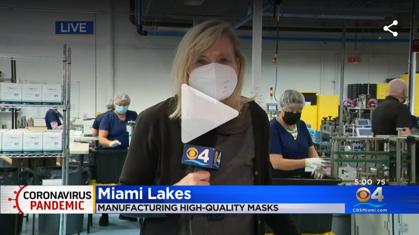 South Florida Company Ramping Up Production To Meet Growing Demand For Masks & Rapid Tests Amid Omicron Surge