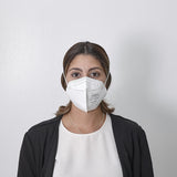 N95 Respirator Mask, Fold Style, NIOSH APPROVED, (Box of 20), Size: Small