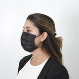 Black, ASTM Level 3 Disposable Face Mask with Earloops, (Case of 2,500)