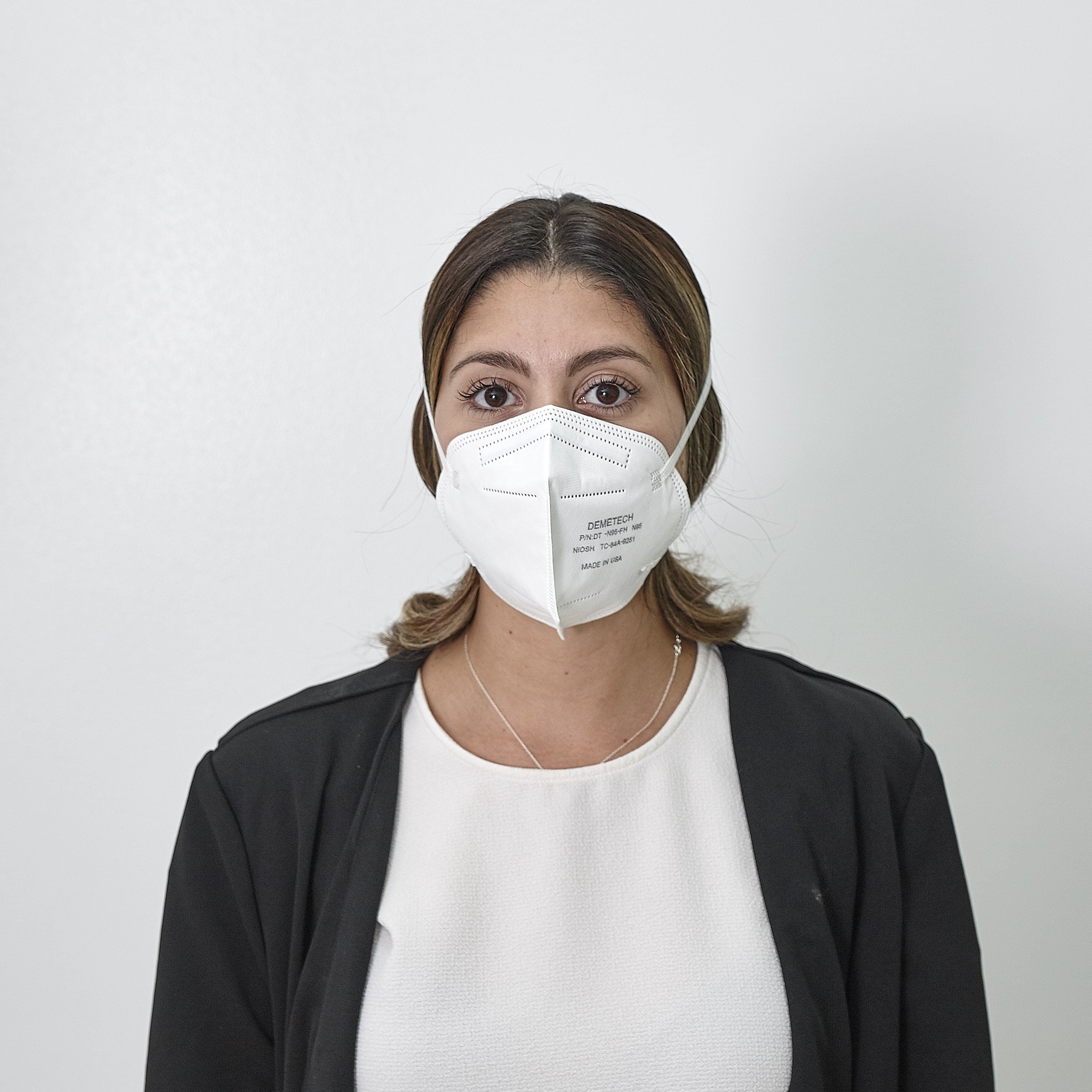N95 Respirator Mask Fold Style ,NIOSH APPROVED, (Bag of 5), Size: Regular