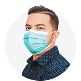 Disposable Mask ASTM Level 3 (Box of 50), Size: Regular