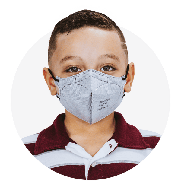 Kids, White Extra Small Particulate Respirator Fold Style With Earloop ...
