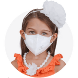 Kids Extra Small Particulate Respirator Fold Style With Earloops  (Box of 20)